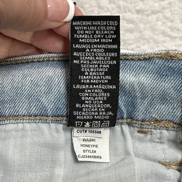 Celebrity Pink Women's Button Fly High Rise Spice Skinny Denim Jeans Size 27 NWT - Picture 11 of 11